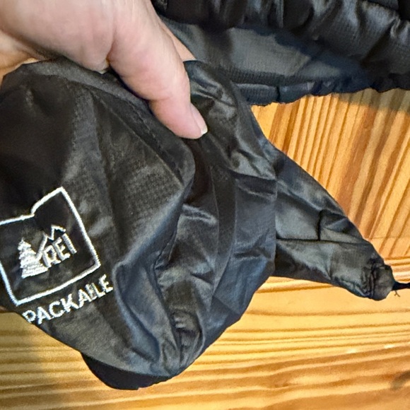 REI Women's Dark Grey Packable Puffer Jacket - Picture 8 of 13